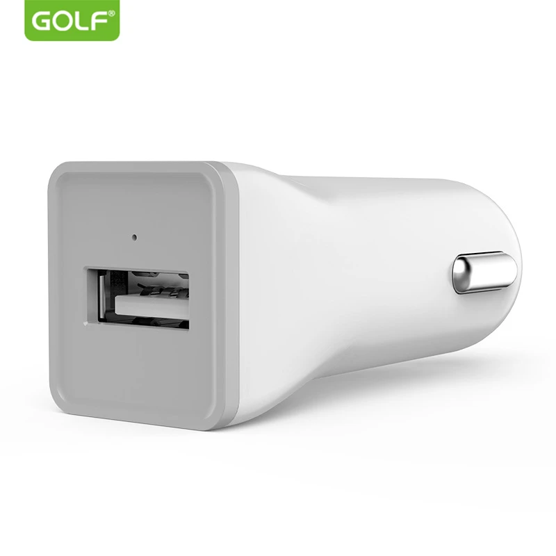 Автомобильное зарядное устройство GOLF 1A с выходом USB для iPhone X iPad Samsung LG Moto OnePlus ZUK Honor