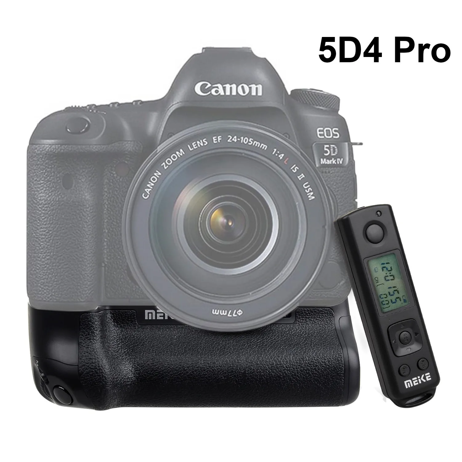Рукоятка для аккумулятора Meike MK 5D4 PRO с беспроводным пультом дистанционного