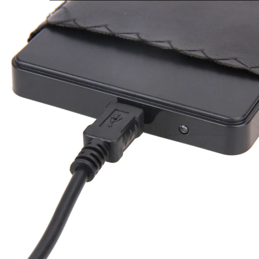 2,5 дюймов HDD чехол USB 2,0 SATA портативный с поддержкой 2 ТБ Hdd жесткий диск черный внешний корпус HDD коробка с сумкой