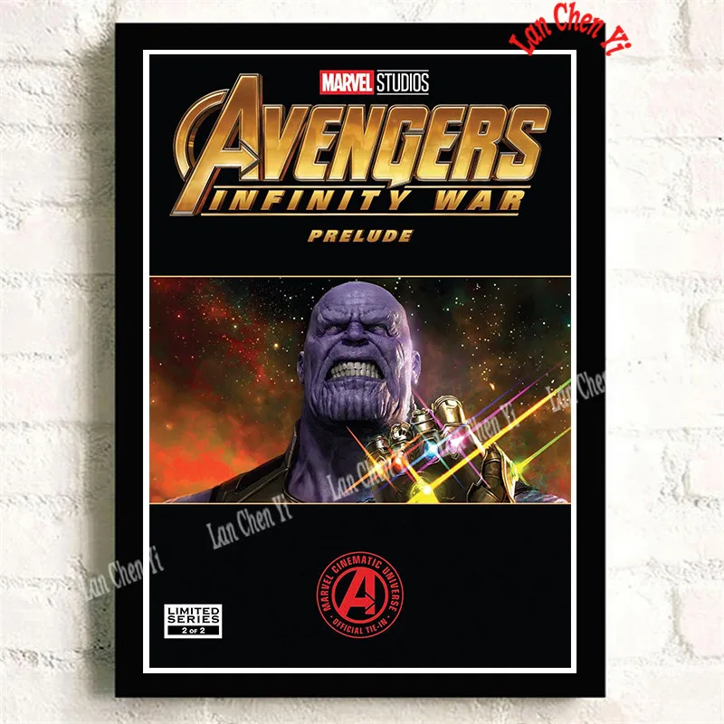 Шоколад Мстители Бесконечность войны Marvel фильм мелованная бумага плакат для Кафе Винтаж Высокое качество печати рисунок ядро декоративная живопись - Цвет: Шоколад