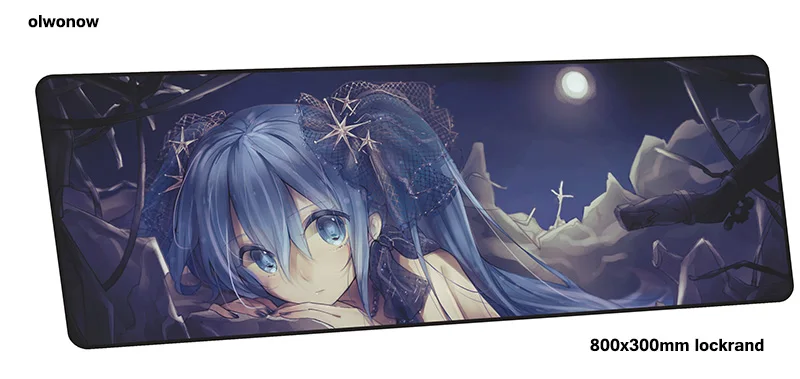 design 2 Коврик для мыши Hatsune Miku computador gamer, коврик для мыши 800x300x2 мм, коврик для мыши, эргономичный гаджет, офисный стол, коврики - Цвет: design 2