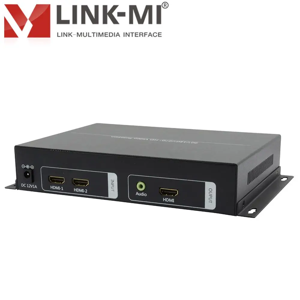 LINK MI TR21V HD Video Rotator поддерживает видео поворота 90/180/270 градусов 2 канала HDMI Вход 1080P @