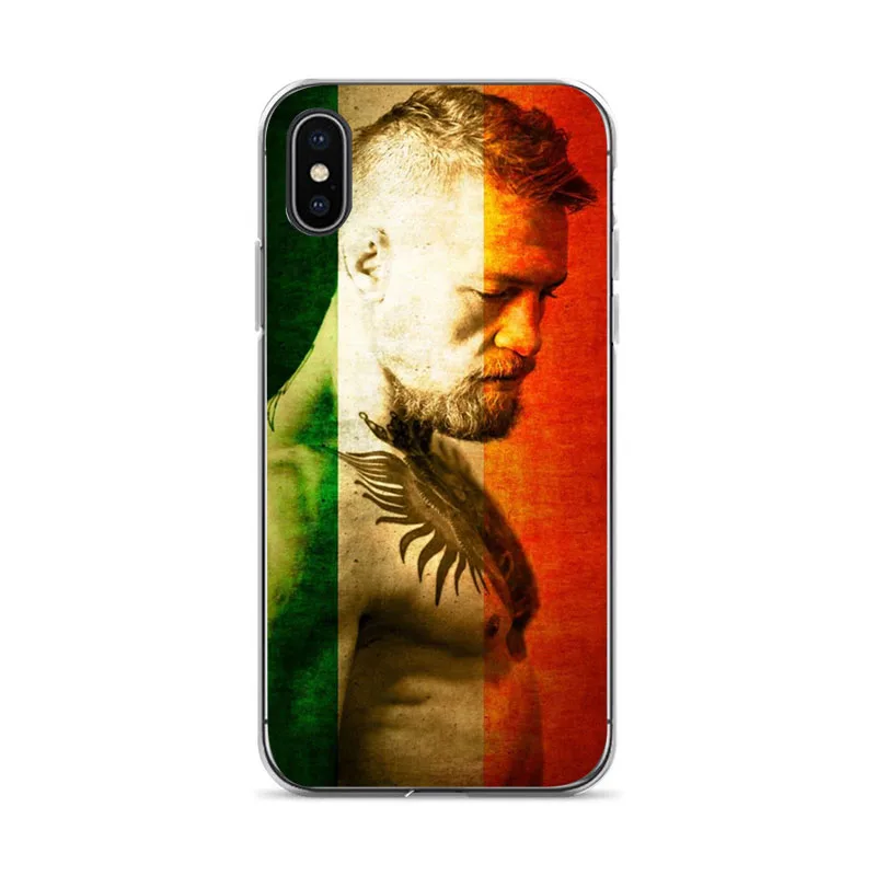 Чехол из ТПУ OUTMIX Конор Макгрегор для iPhone 8 plus XS max XR 7 6 6s 5 5S SE Coque Shell