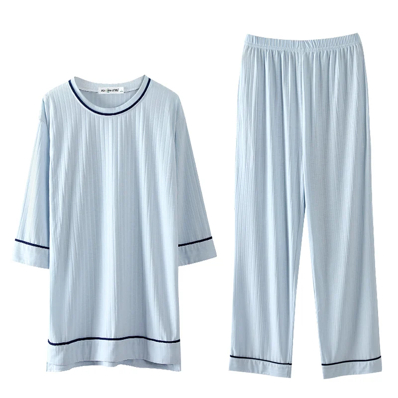 Женский весенний комплект из 2 предметов: топ с рукавом три четверти и брюки