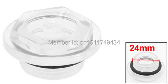 24 мм Наружная резьба Dia воздушный компрессор уровень жидкого масла смотровое