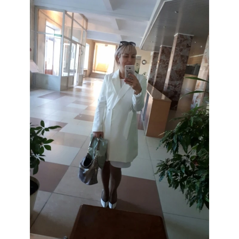 Женский Белый Блейзер, пиджак, пальто, галстук-талия, одна пуговица, деловой костюм для стройных леди, Блейзер, элегантный длинный костюм, блейзер Elegantes Mujer