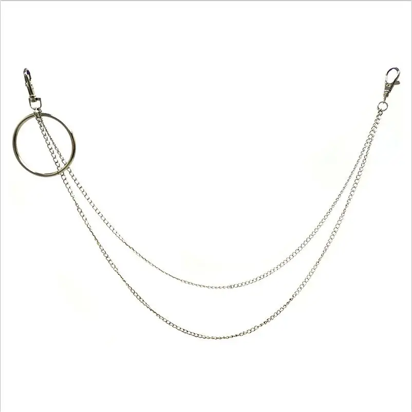 Модные стильные мужские брюки в стиле панк хип хоп стиль ретро серебряные