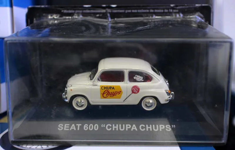 1/43, испанское сиденье, 600, рекламная модель автомобиля, игрушечные машинки, сплав, коллекция, литье под давлением, игрушки для детей