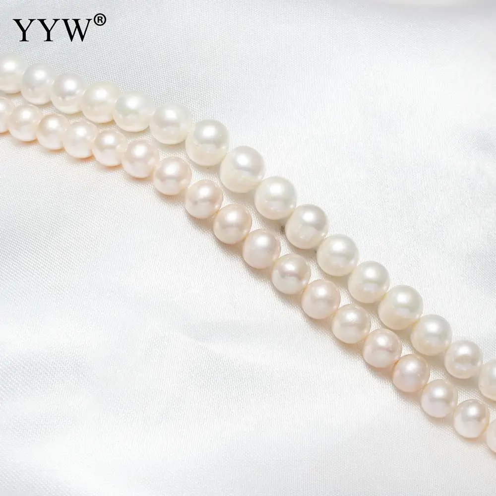 

YYW Cultured Baroque Freshwater Pearl Beads Natural Approx 0.8mm Sold Per Approx 15.3 Inch Strand