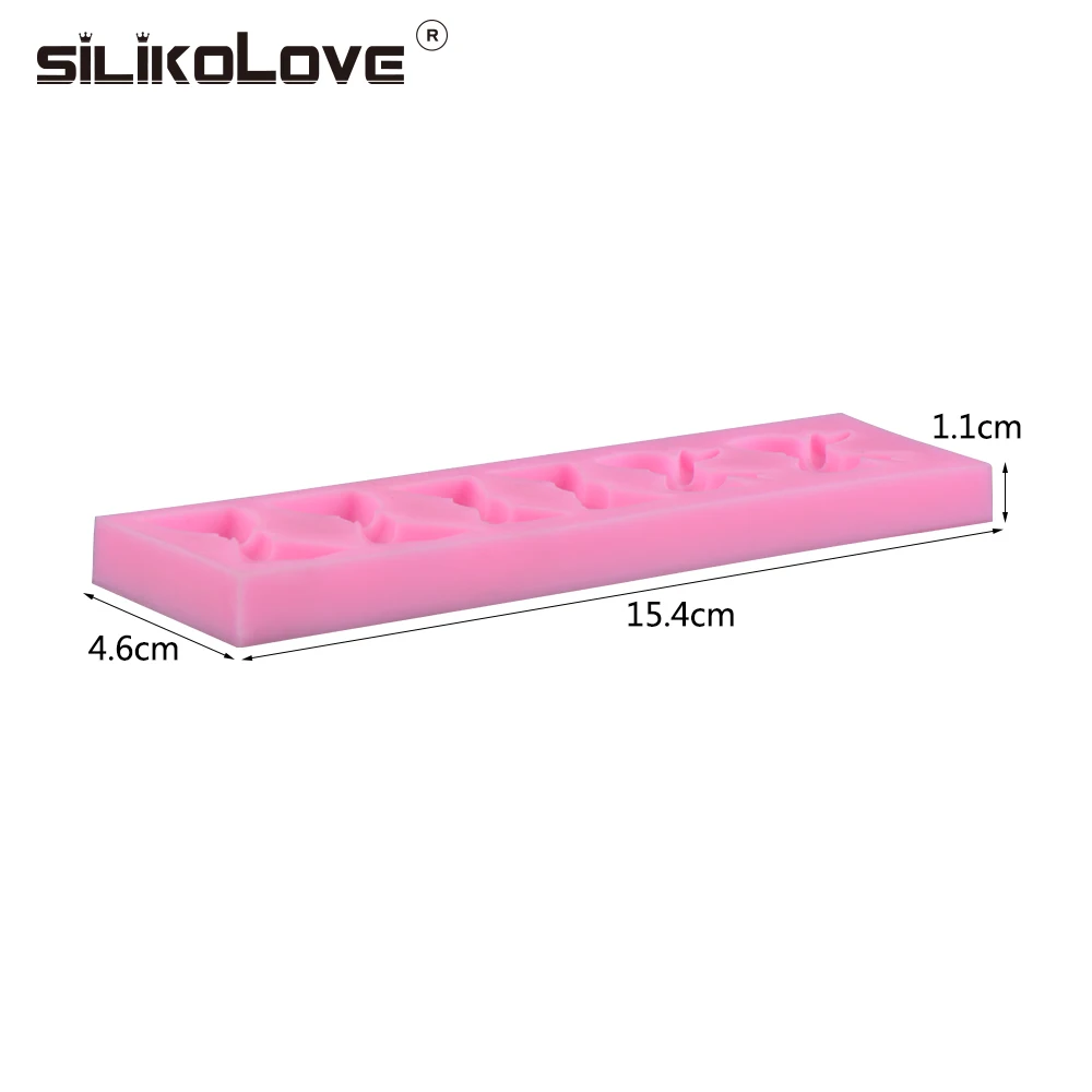 Силиконовые формы в форме банта Silikolove инструменты для украшения тортов из