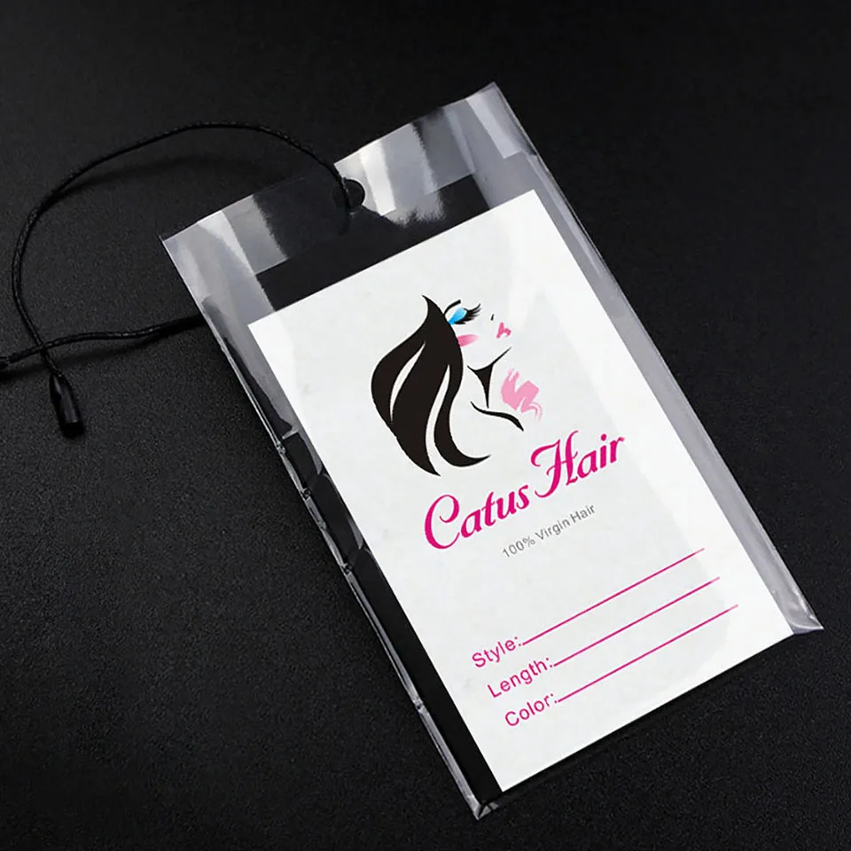 Новое поступление заказной печати бирка с opp мешок оптовая торговля одежды