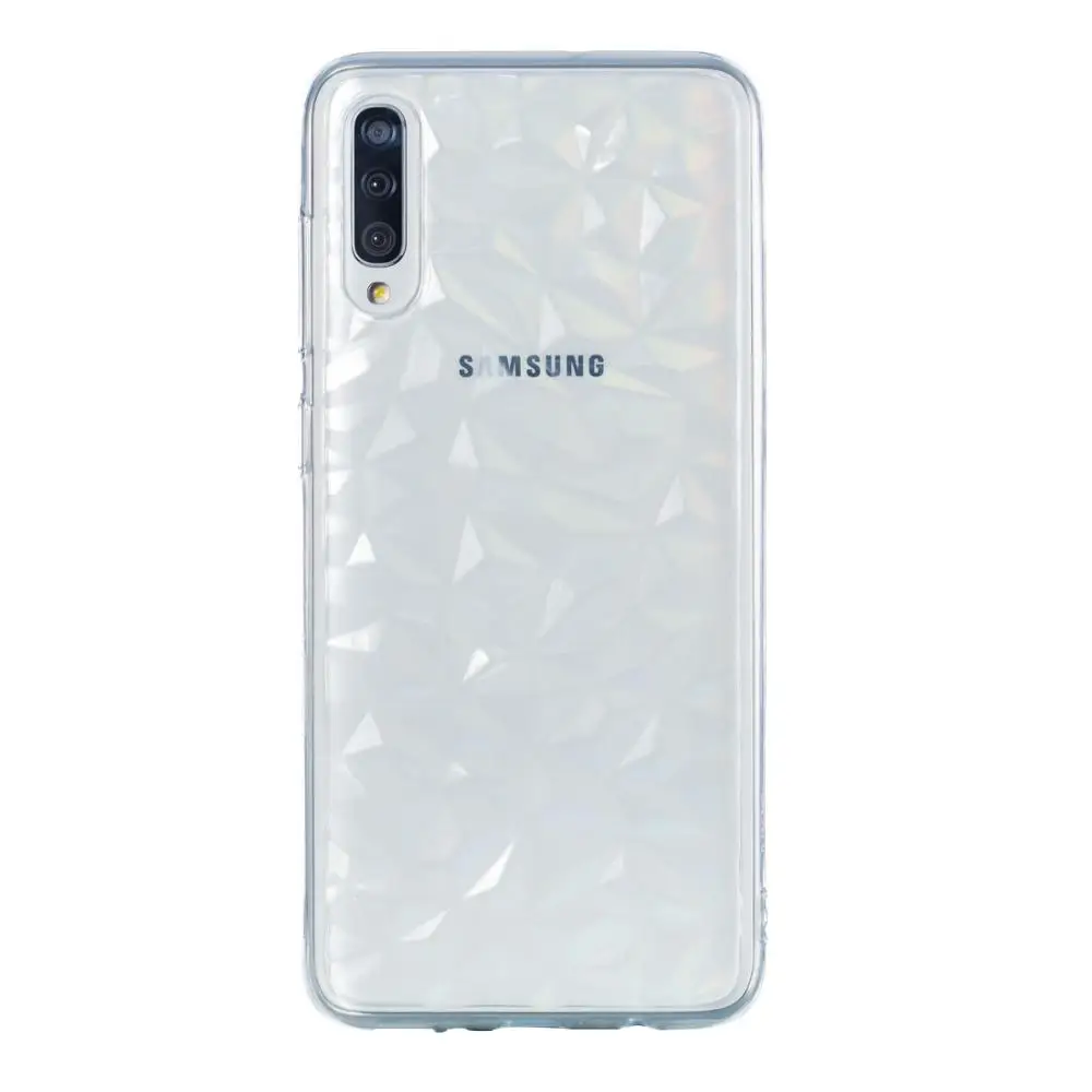 Роскошный Желейный чехол для телефона samsung A30 A40 A50 A70 мягкий ТПУ прозрачный
