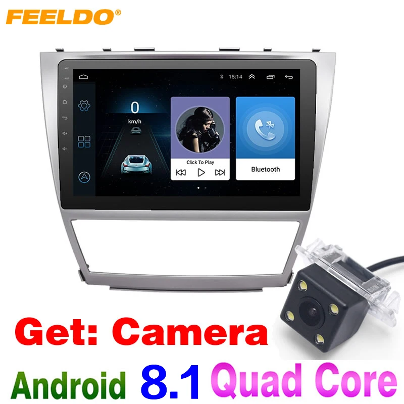 FEELDO 10 2 дюйма HD Android 8 1 четырехъядерный автомобильный медиаплеер с GPS Navi Радио для