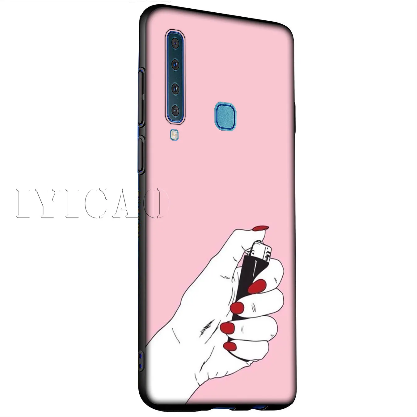 IYICAO Мягкий силиконовый чехол для Samsung Galaxy A6 Plus A9 A8 A7 2018 A3 A5 2016 2017 Note 9 8 | Мобильные