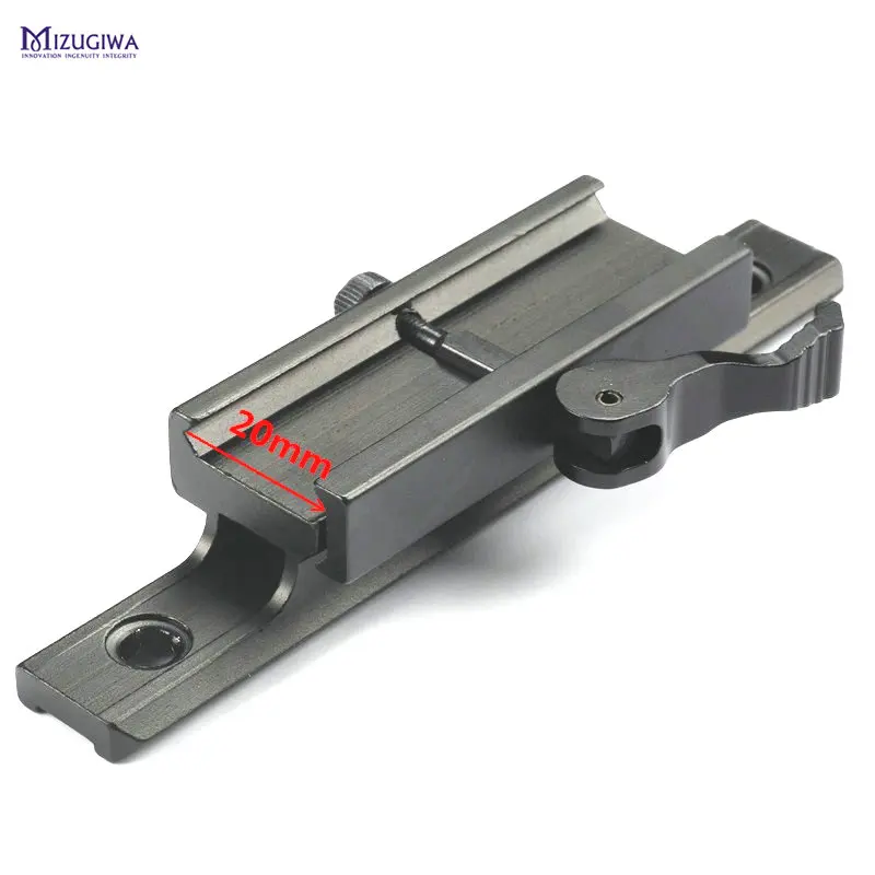 MIZUGIWA QD плоский Топ 13 слотов быстроразъемный 20 мм Riser Base Picatinny Scope Weaver Rail Mount