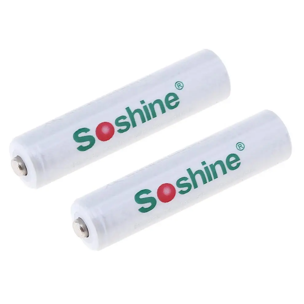 4 шт./лот Soshine 1 2 в AAA Батарея 1000 мА/ч металл гидридных или никель гидридного