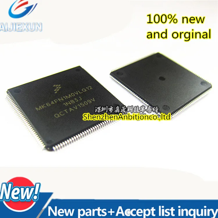 

2 шт. 100% новый и оригинальный MK64FN1M0VLQ12QFP144 кинетис K64F подсемьи в наличии