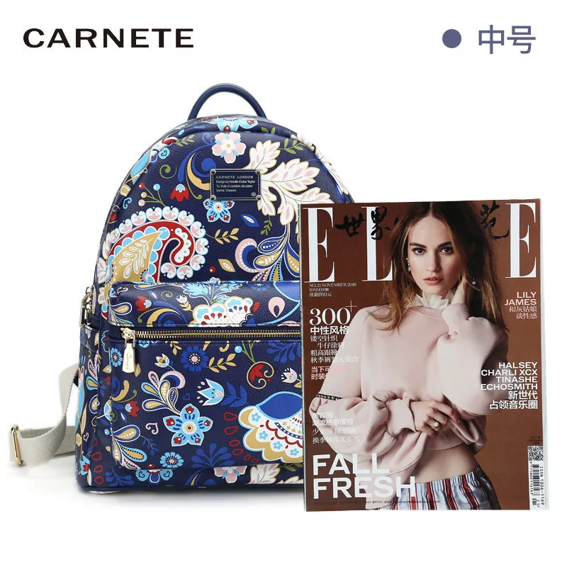 Женский рюкзак из искусственной кожи CARNETE Роскошный дизайнерский школьный 2019 |