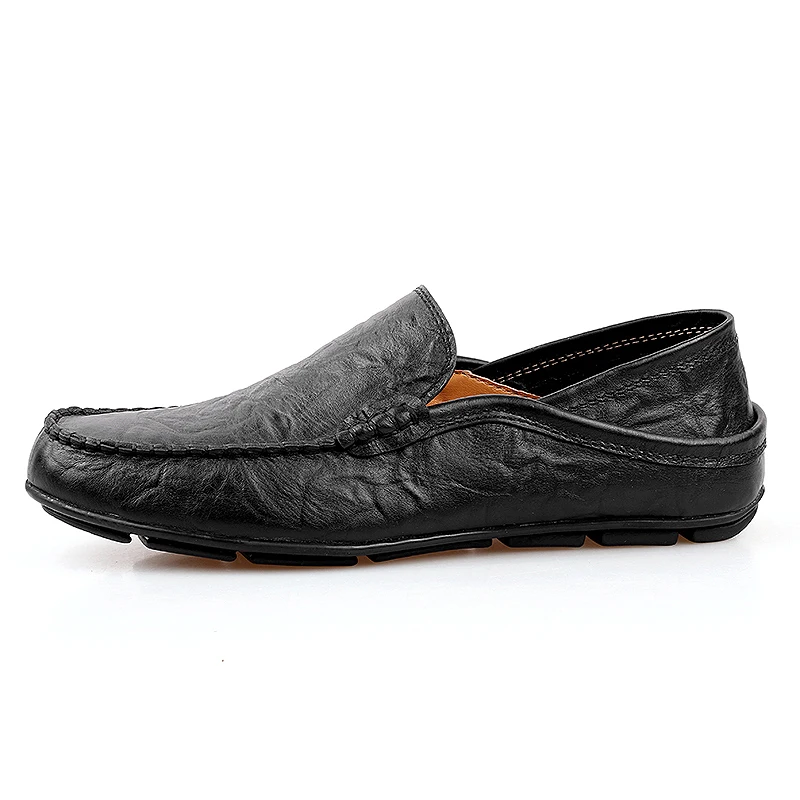 Summer Design Casual Driving Shoes Men Genuine Leather Causal Boat Loafers Autumn Luxury Brand Flats | Обувь