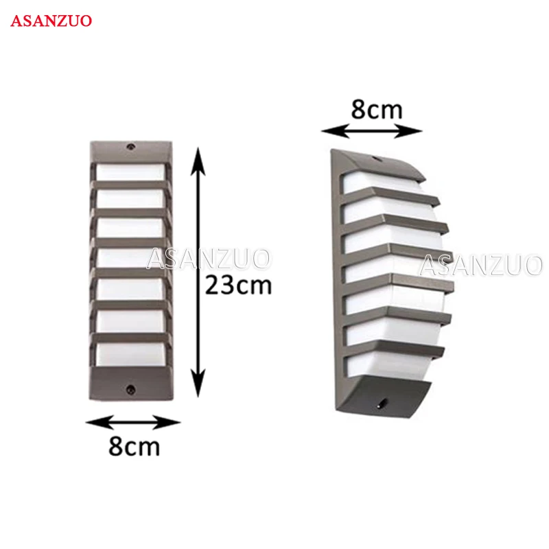 

Aluminum Outdoor sconce Wall Light 7W COB LED Wall Lamps AC85-265V Courtyard balcony lamps Garden lamp Porch Light