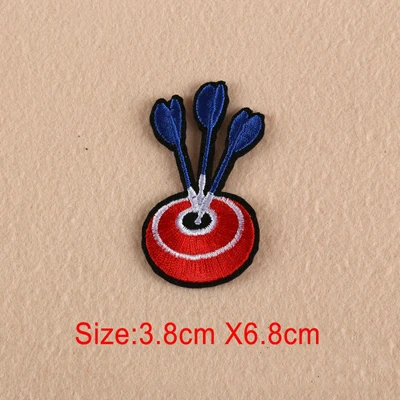 8 шт./лот помада радуга холст обуви облаком патчи для одежды железа на вышитые