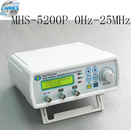 Новый мощность Высокая точность цифровой двухканальный DDS генератор сигналов