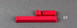 Клавиатура PBT keycap красная клавиатура 6.25u enter esc OEM для механической клавиатуры cherry mx печать cherry Dyesub