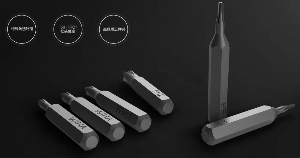 xiaomi Mijia Wiha Набор отверток для ежедневного использования xiaomi умный дом инструменты прецизионные магнитные биты аллюминевая коробка, винт драйвер