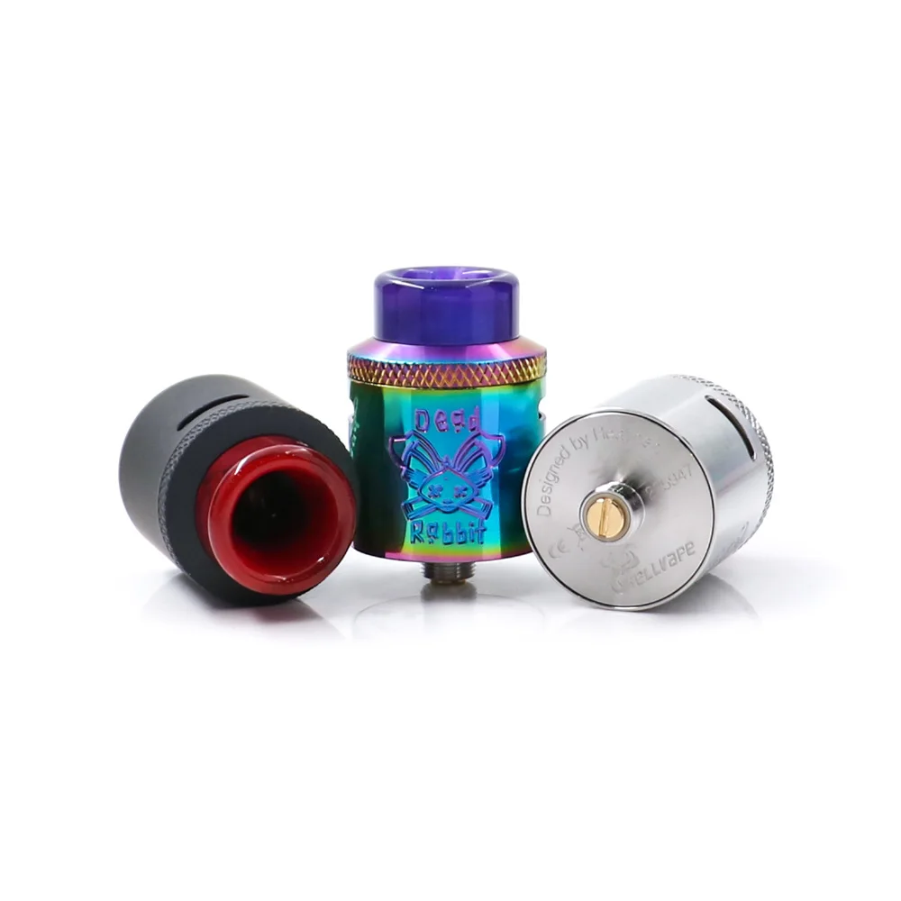 Оригинальный Hellvape мертвый кролик BF RDA танк поддерживает один/двойной катушки Vape