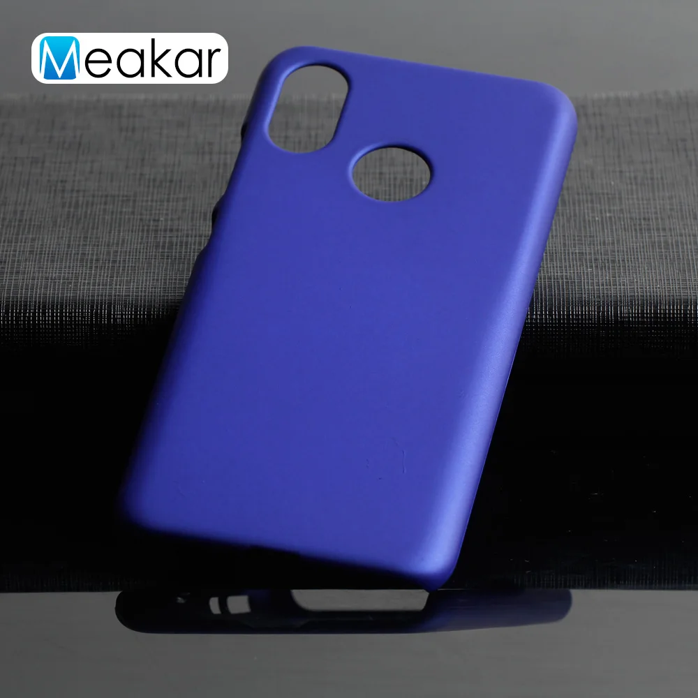 Матовая Пластик Coque 6.21For Xiaomi mi 8 чехол для Xiaomi mi 8 mi 8 чехол для телефона чехол-лента на заднюю панель - Цвет: BLue