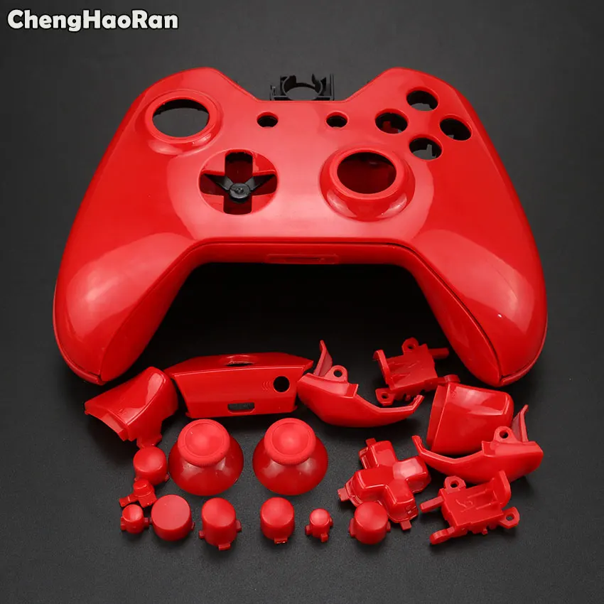 ChengHaoRan для microsoft Xbox One Xboxone беспроводной контроллер хромированный полный корпус Оболочка Чехол комплект с кнопкой+ Внутренняя Рамка