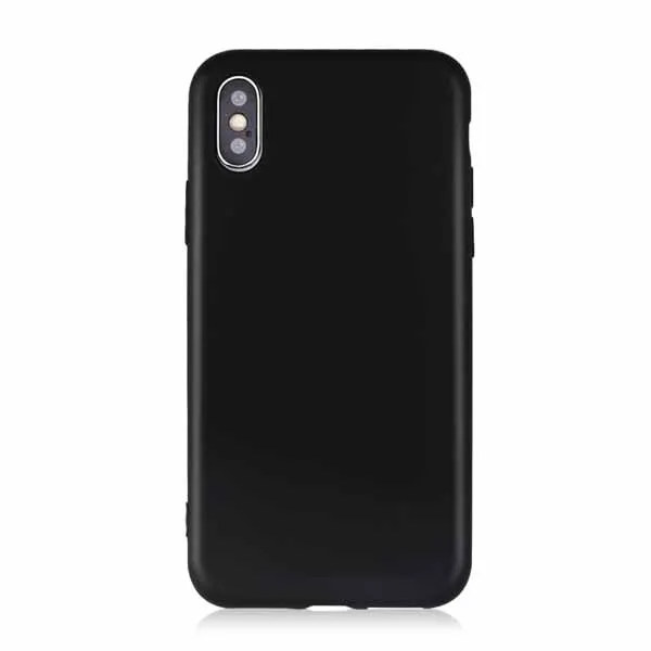 Black Силиконовый однотонный чехол LOVECOM ярких цветов для iPhone 11 Pro Max XS Max XR X для iPhone 6 6S 7 8 Plus, мягкая задняя крышка из ТПУ для телефона - Цвет: Black