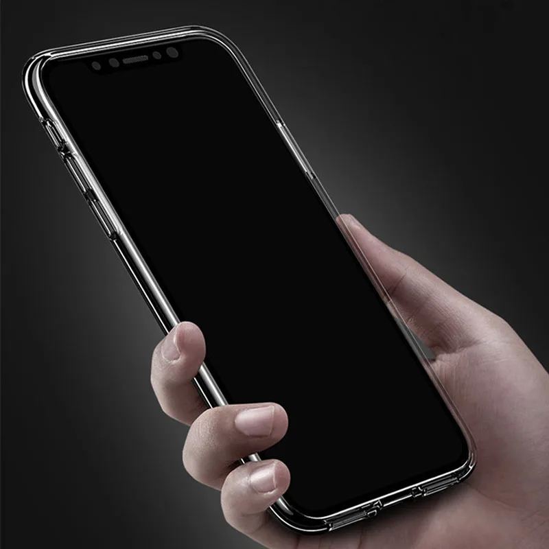 200 шт Высокое качество ультра прозрачный ТПУ чехол для Iphone X Ультра Прозрачный