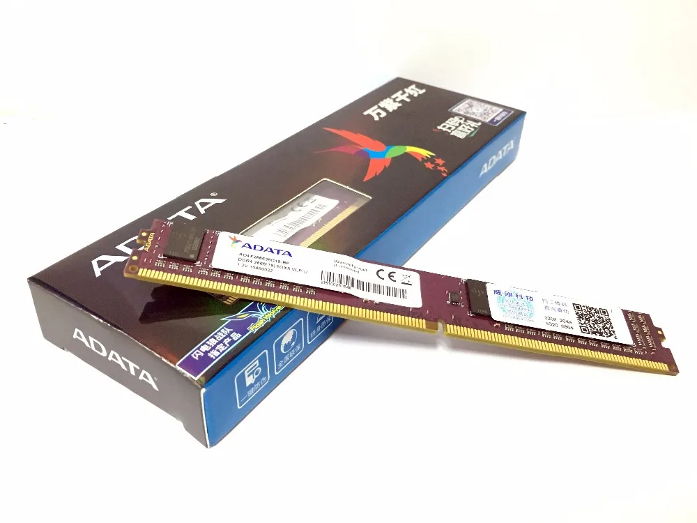 ADATA PC ddr4 ram 8 ГБ 4 ГБ 16 ГБ 2666 МГц или 2400 МГц DIMM настольная память поддержка материнской платы PC4 4G 8G 16G 2666 2400 МГц