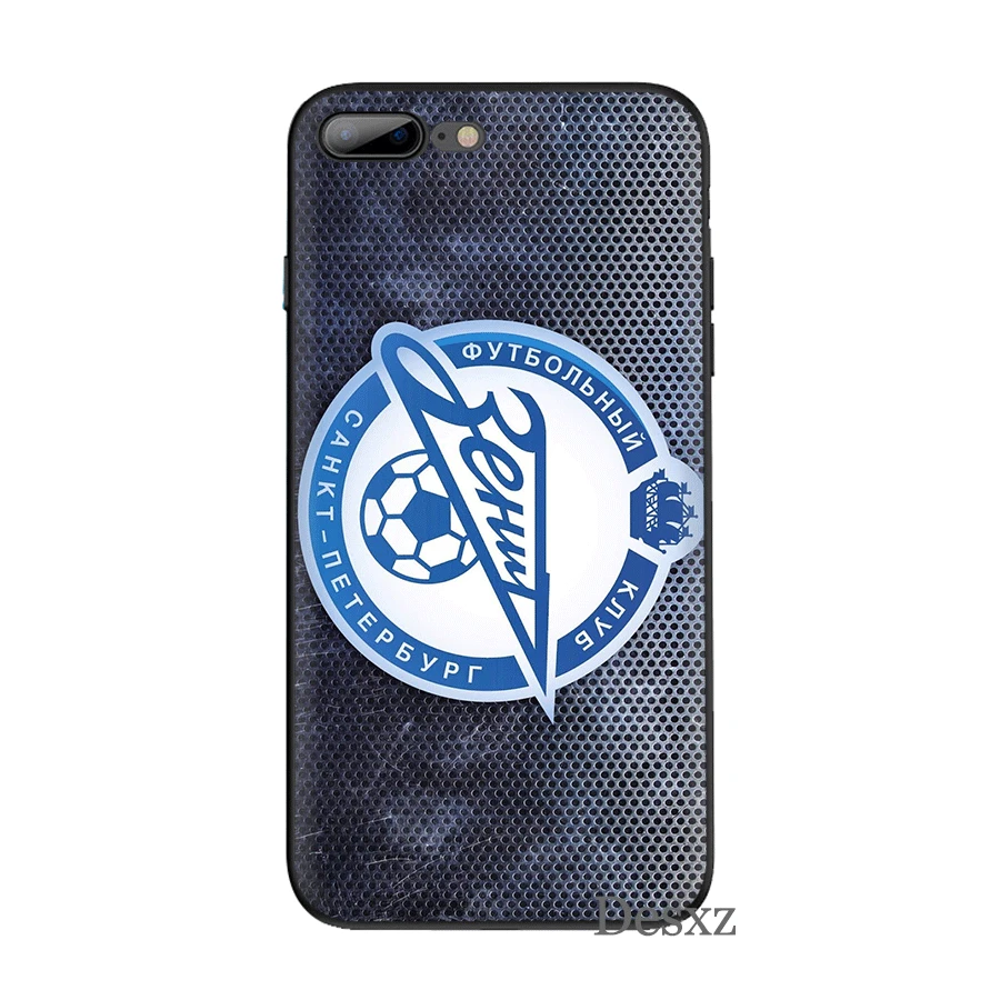 B5 Cell Phone Case Silicone TPU for iPhone 7 8 6 6s Plus iPhone 11 Pro X XS Max XR 5 5s SE Cover Zenit football Club Logo Shell - Цвет: B5