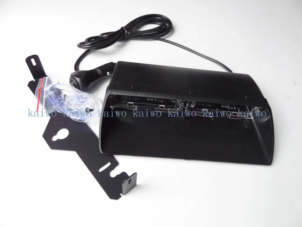 02001 светодиодная вспышка света 16 Вт 16LED Красный Синий строба вспышки аварийного EMS