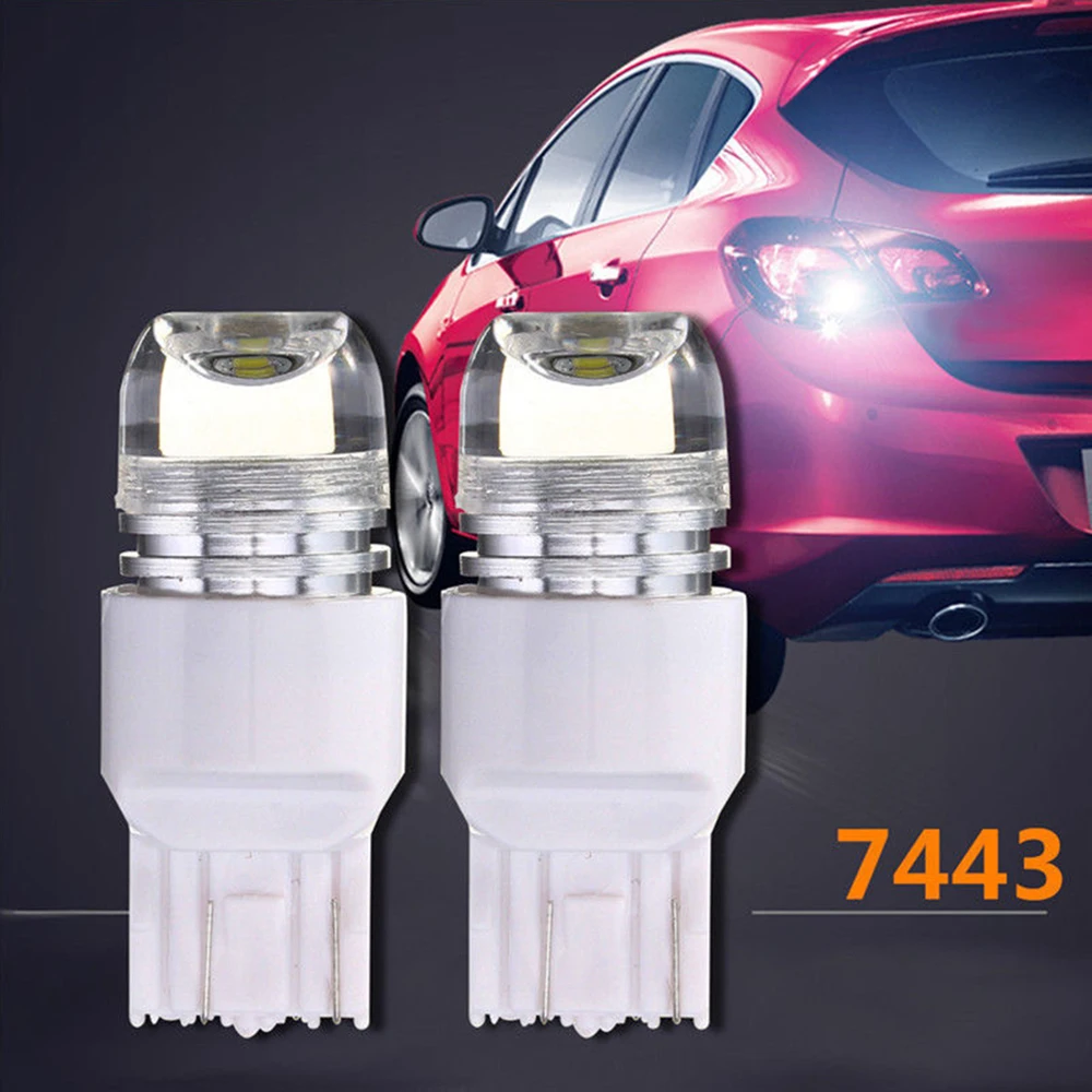 Новый светодиодный автомобильный стробоскоп T20 7443 5730 2 шт. 6000 К белый задний