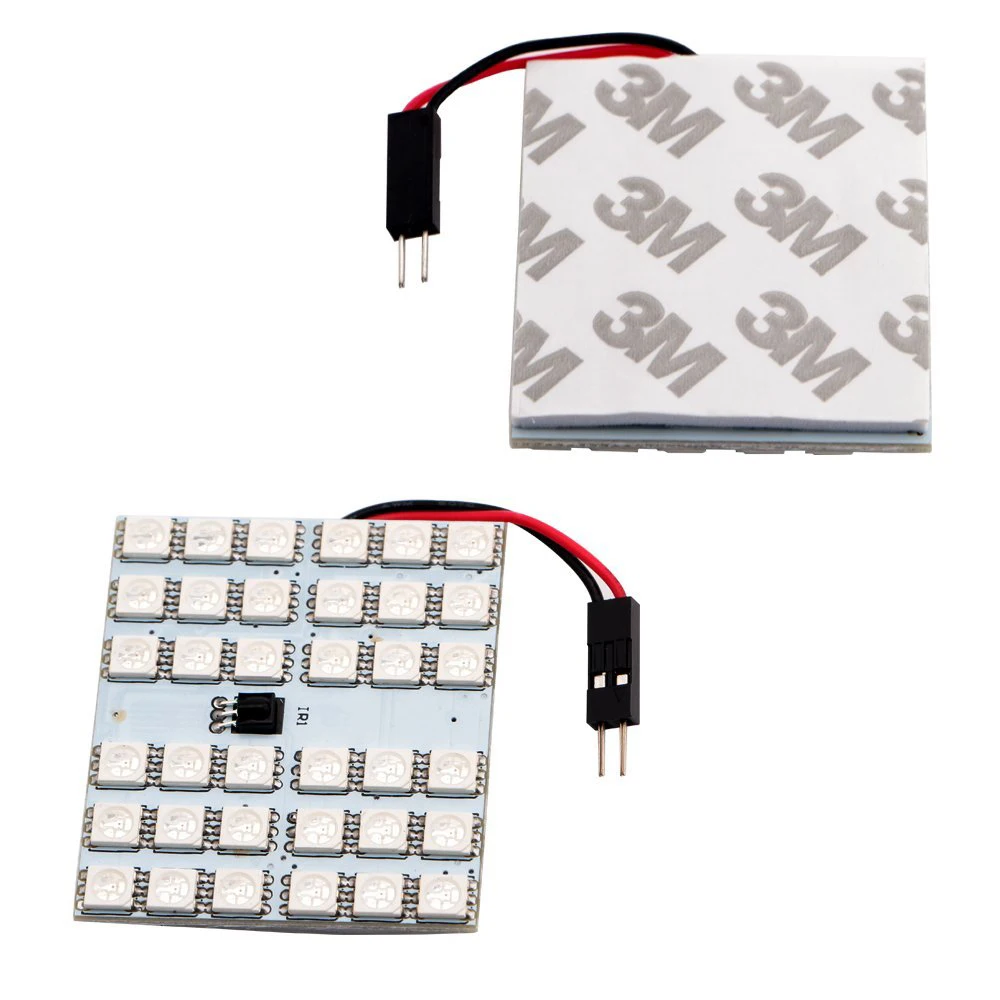 YSY 2 шт. RGB 5050 36SMD Светодиодная панель купольная лампа с автоматическим