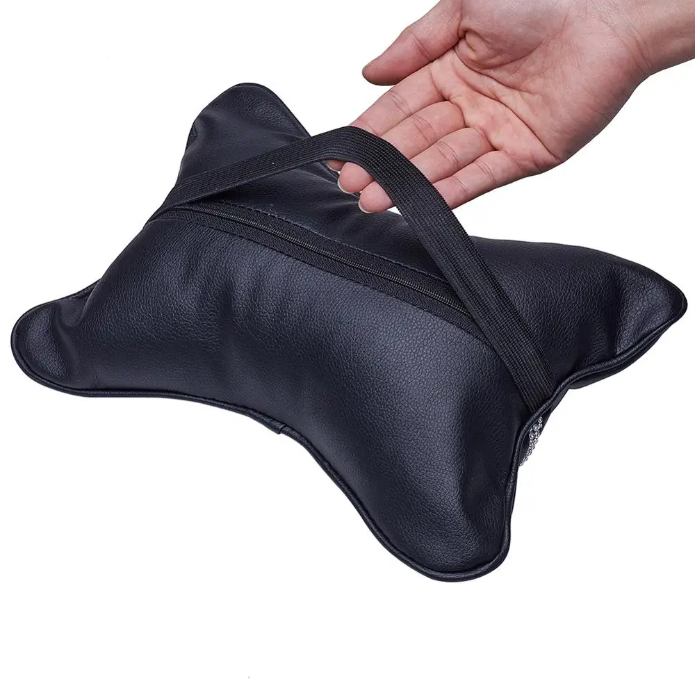 1 пара искусственная кожа авто подушка для шеи Отдых подголовник сиденья подушки