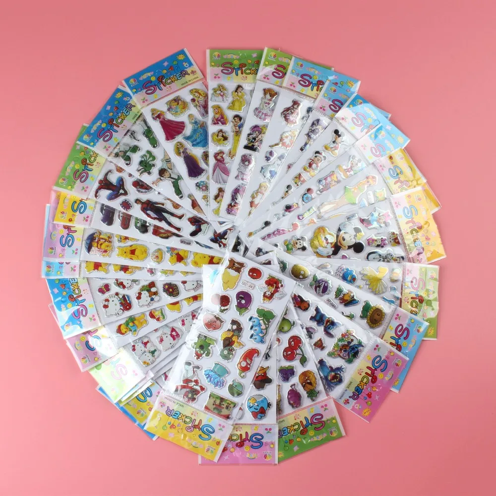 

Creativity 10PCS Crystal EVA Foam Mosaic Sticker Painting Puzzles Toy Children Education Kindergarten 3D Puzzles DIY Crafts Toys