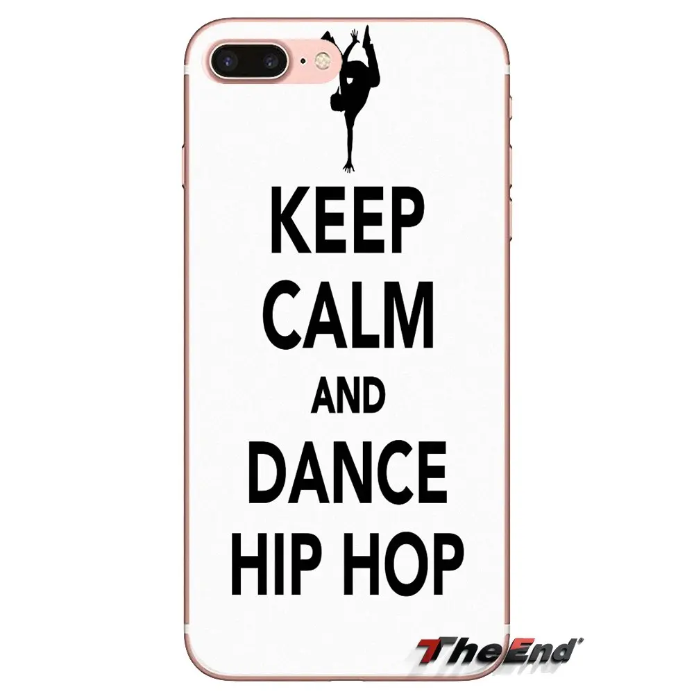 Keep Calm And Dance Hip Hop Love Silicone Covers For Huawei G7 G8 P7 P8 P9 P10 P20 P30 Lite Mini Pro P Smart Plus 2017 2018 2019 |