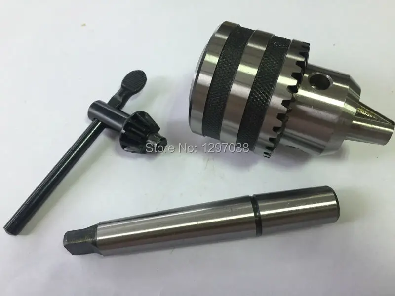 

1PCS Spanner locking drill chuck (0.8-13)B16 and 1pcs MT2 1-13mm Connecting rod combination , lathe, machining cente