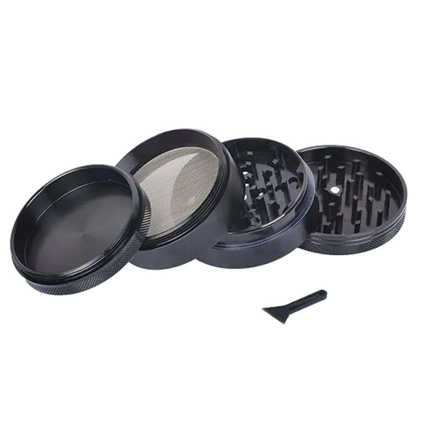 YOYUEDE 2017 New 4-layer Aluminum Herbal Herb Tobacco Grinder Smoke Grinders levert dropship 2Jun27 | Дом и сад