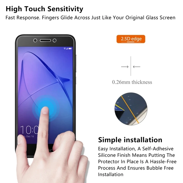 Закаленное стекло для Huawei Honor 8 9 10 lite Защита экрана honor Премиум закаленная