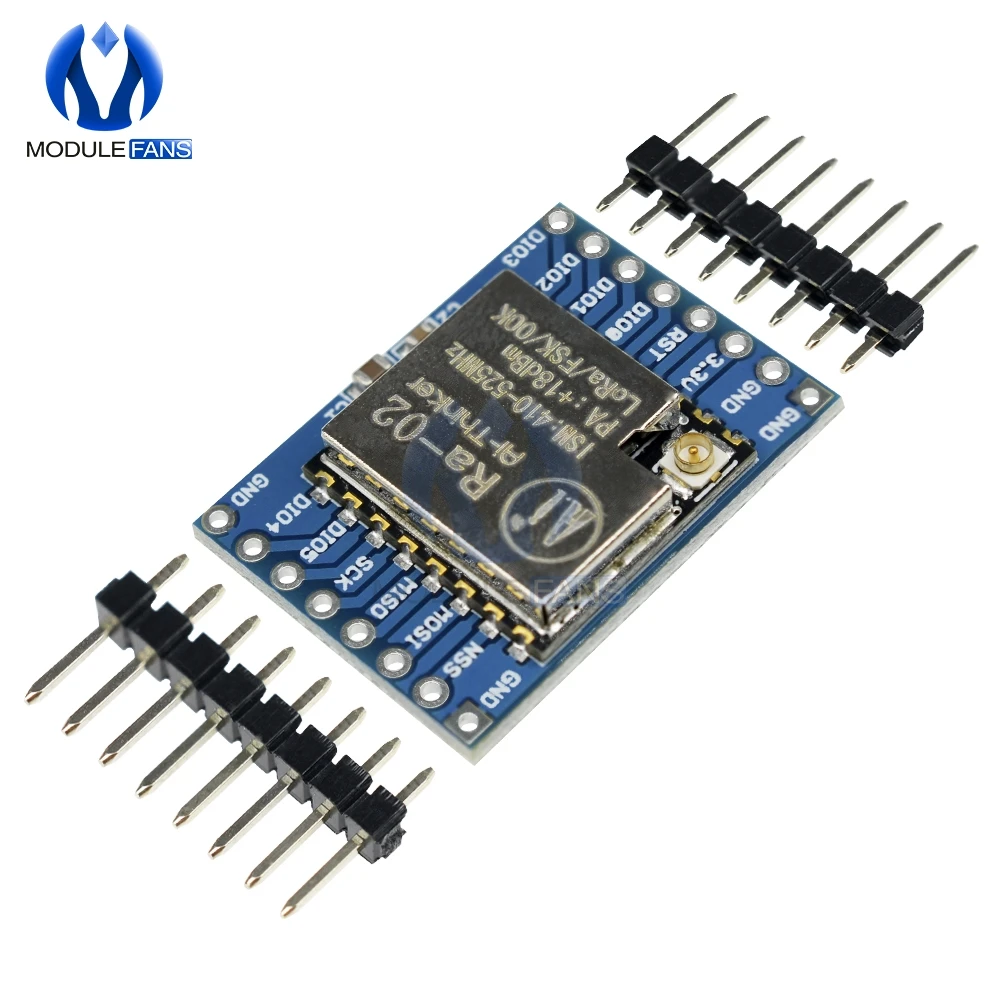 433 МГц SX1278 LoRa модуль 433 м 10 км Ra-02 Ai-Thinker беспроводной распределенный спектр разъем для передачи данных для умного дома DIY доска