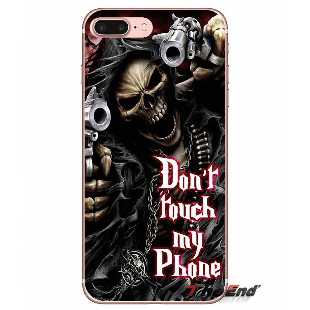 Для Samsung Galaxy S9 Plus Note 8 One oneplus 5T Meizu M5s LG V30 HTC U11 Capa don't touch my phone Art TPU силиконовый