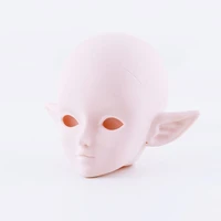 new 13 bjd dolls head toys elf bald head naked nude doll bareheaded without body fashion diy make up dolls toy for girls