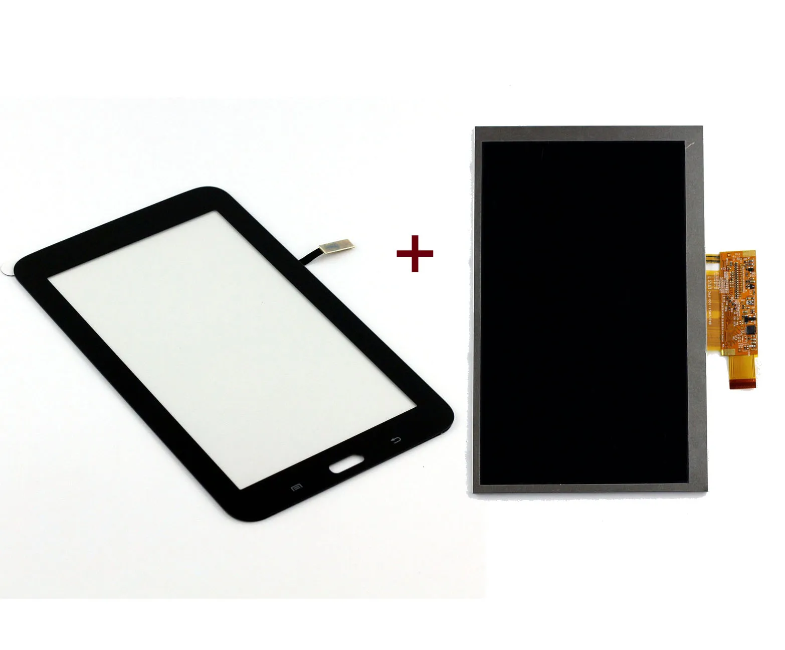 LCD Black Touch WEIDA lcd Replacment " для Samsung Galaxy Tab 3 Lite SM-T110 lcd сенсорный экран сменный ЖКД BA070WS1-400 - Цвет: LCD Black Touch