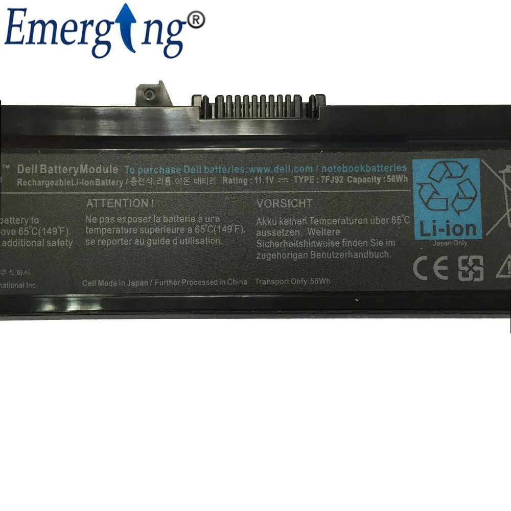 Новый оригинальный аккумулятор для ноутбука Dell Vostro 11 1 3400 3500 V3400 V3500 4JK6R Y5XF9 TY3P4 CWX2D