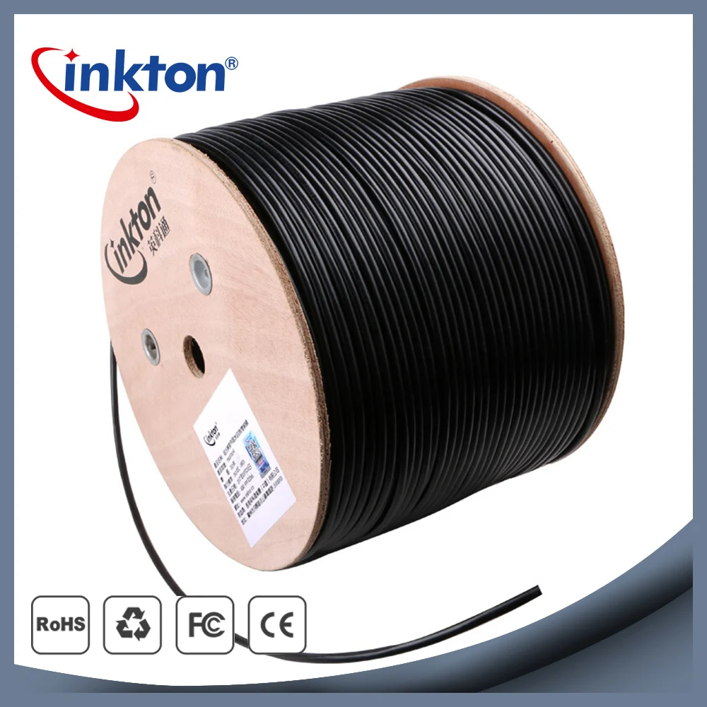 Inkton 50 м/100 м/305 м Открытый водонепроницаемый UTP кабель Cat5e Ethernet Rj45 рулонный